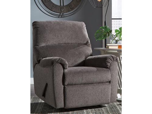 8625 Nerviano Gray Upholstered Recliner $299.95