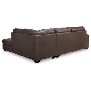 Barlin Brown Upholstered 2 Pc Sectional $699.95