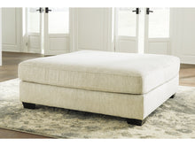 Load image into Gallery viewer, 6391 Rawcliffe Beige Upholstered Oversized Ottoman $339.95