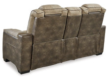 Load image into Gallery viewer, 8614 Two Tone Sand Power Reclining Loveseat w/Adjustable Headrest $1,599.95