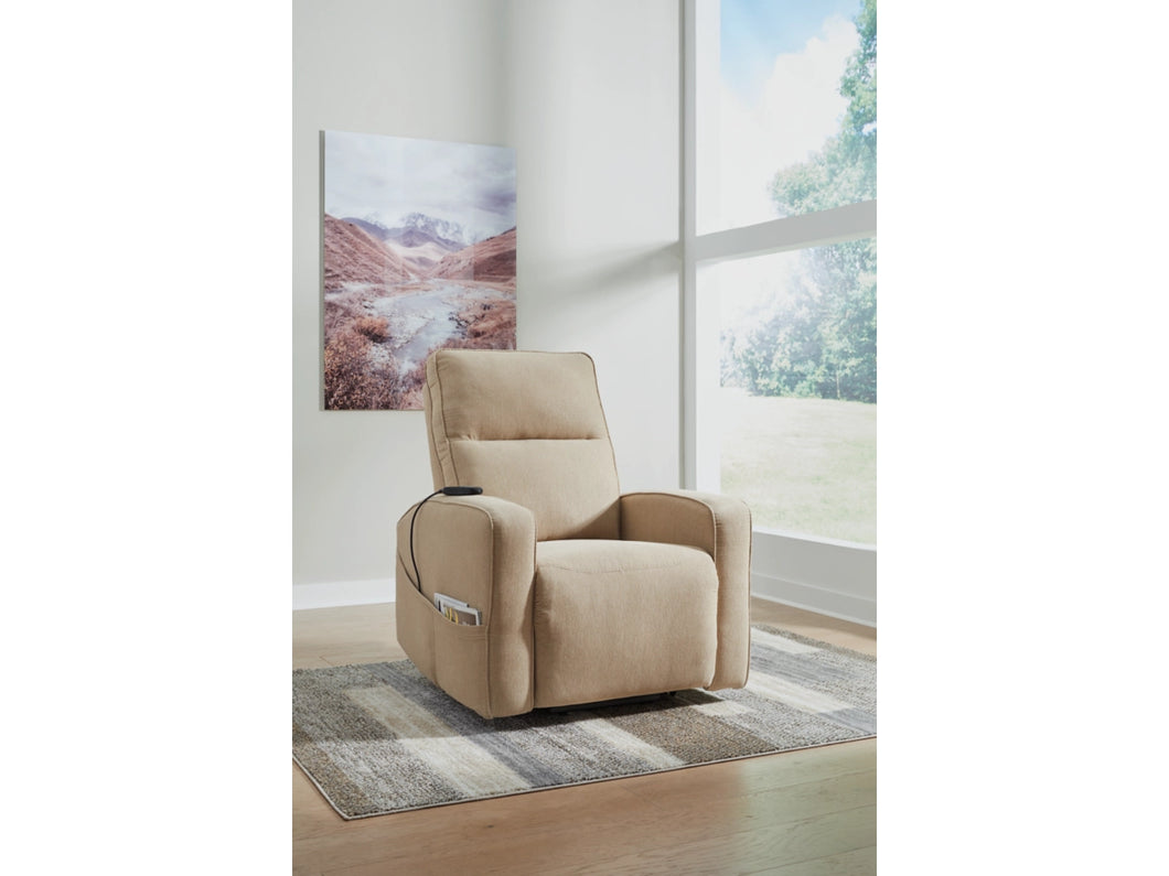 8604 Starganza Taupe Upholstered Power Lift Recliner w/Heat/Massage $449.95