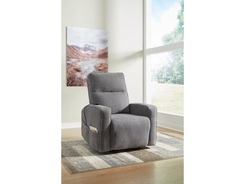 8605 Starganza Gray Power Lift Upholstered Recliner w/Heat/Massage $449.95