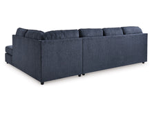 Load image into Gallery viewer, 8465-66 2 PC Albar Cobalt Upholstered Sectional $899.95