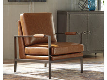 Load image into Gallery viewer, 8551 Faux Leather/Metal Accent Chair $339.95