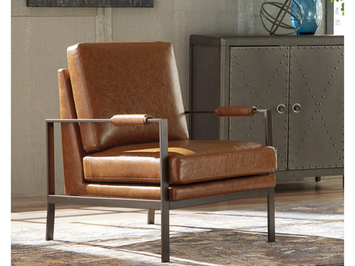 8551 Faux Leather/Metal Accent Chair $339.95