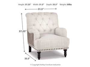 8593 Beige Tufted Accent Chair $349.95