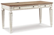 Load image into Gallery viewer, 5843 60&quot; Realyn Two Tone Writing Desk $369.95