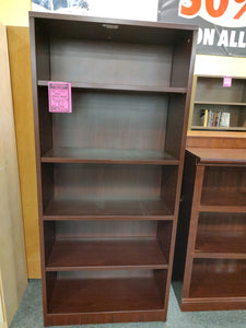 R11 72"x 32" Mahogany Used Bookcase $224.98 - 1 Only!