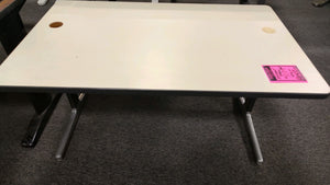 R917 30"x 60" White Work Used Table $99.98 - 1 Only!