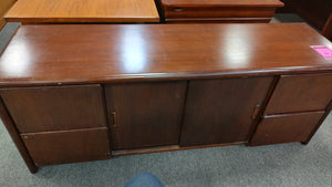 R5104 23"x 76" Used Storage Credenza w/4 Files $99.95 - 1 Only!