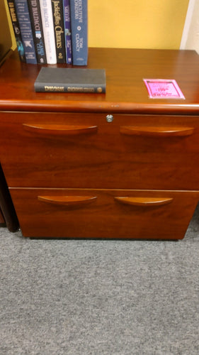 R4609 Cherry 2 Drawer Used Lateral File $99.98 - 1 Only!