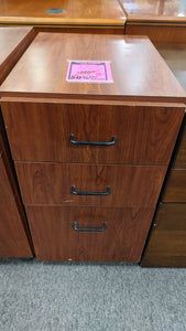 R4061 16"x 21" Cherry 3 Drawer Used File $44.00 - 1 Only!