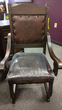 Load image into Gallery viewer, 6936 Rustic Leather Arm Chair $349.95