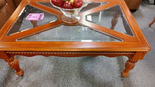 Load image into Gallery viewer, R631 31&quot;x 48&quot; Glass/Wood 2Pc Coffee/End Used Table $99.95 - 1 Only!