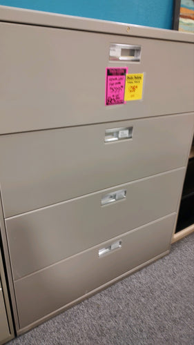 R115 Puddy Metal 4 Drawer Used Lateral File $299.98