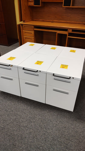 R18 2 Drawer White Used File Cabinet $59.95