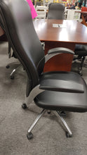 Load image into Gallery viewer, R8888 Set Of 6 Black High Back Executive Used Chairs $1,799.98