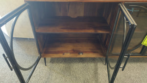 8534 18"x 60" 4 Door Metal/Wood Storage Console $799.95