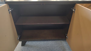 8467 16"x 72" 2 Tone Wood Storage Console $399.95