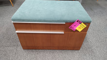 Load image into Gallery viewer, R261 Pine 2 Drawer Used Lateral File w/Seat Cushion $99.98