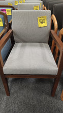 Load image into Gallery viewer, R105 Beige Wood Frame Used Chair $59.95