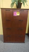 Load image into Gallery viewer, R1709 24&quot;x 37&quot; Mahogany 4 Drawer Wood Used Lateral File $199.95 - 1 Only!