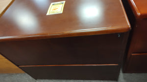 R62 Mahogany 2 Drawer Used Lateral File $88.00 - 1 Only!