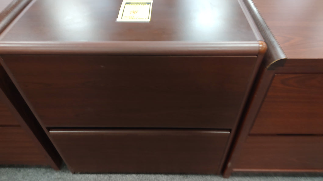 R101 2 Drawer Mahogany Used Lateral File $88.00 - 1 Only!