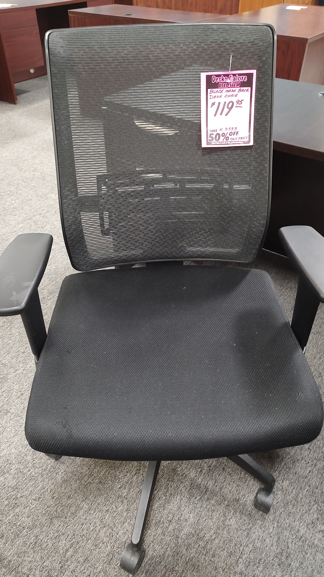 R3333 Haworth Mesh Back Task Used Chair $39.98