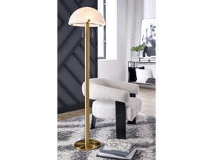 8557 Tobbinsen Brass Floor Lamp $99.95