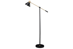 L734341 Black/Gold Arm Floor Lamp $69.95 - 1 Only!