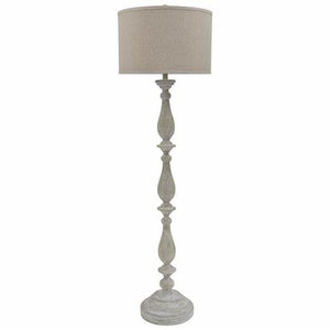 8426 Whitewash Floor Lamp $119.95