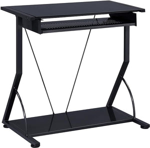 3302 30" Blk Glass Computer Desk $39.95