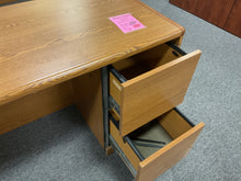 Load image into Gallery viewer, R409 24”x 72” Oak Used Credenza Desk $149.95 - 1 Only