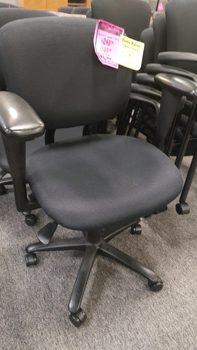 R7760 Black Fabric Used Chair $75.00