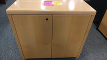 Load image into Gallery viewer, R5302 2 Door Maple Used Storage Cabinet $49.00 - 1 Only!