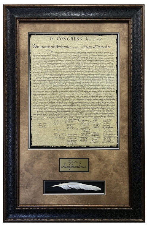 8095 26x40 USA Declaration w/Plaque/Quill $259.95