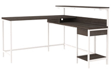 Load image into Gallery viewer, 6548 54&quot; Brown Grain L Shape Desk w/Storage $249.95