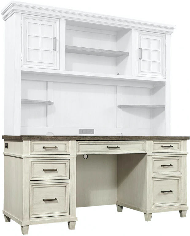 Caraway Aged Ivory 66 Executive Desk