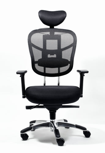 4104 Black Mesh Back Desk Chair w/ Headrest & Seat Slider $339.95